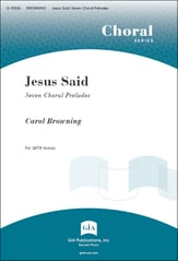 Jesus Said SATB choral sheet music cover